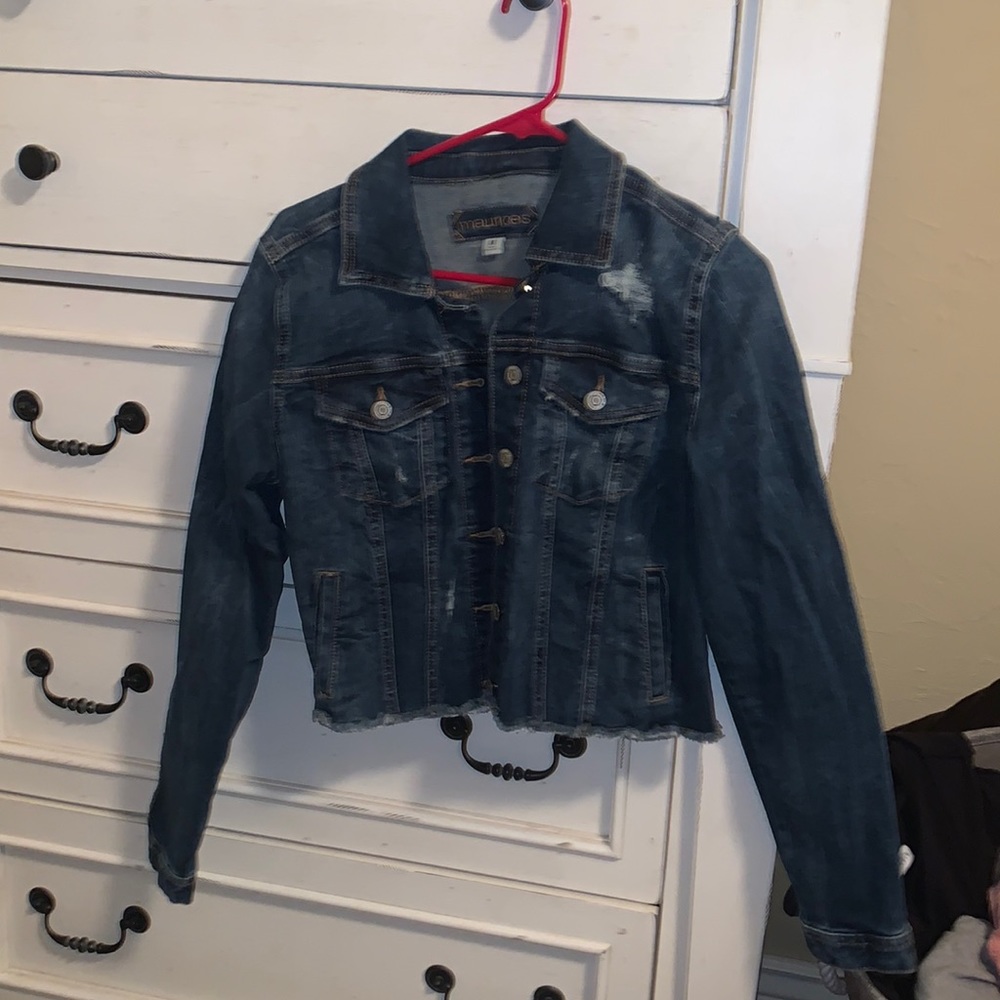Maurice’s Jean Crop Jacket Medium
